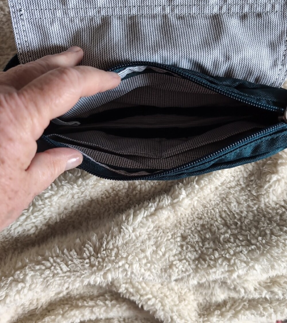 Carhartt Dark Teal Crossbody Horizontal Bag - Picture 6 of 10
